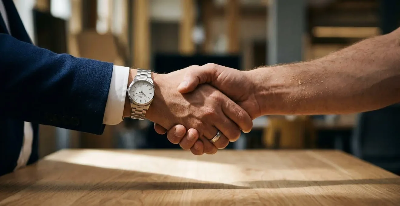 Conseiller CMA en rendez-vous d'accompagnement avec un artisan nouvellement immatriculé